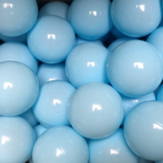 Ballenbak ballen | Blauw | 80mm | 1000stuks