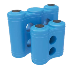 Jo watertank voor opslag van water in kleur blauw 1000 liter