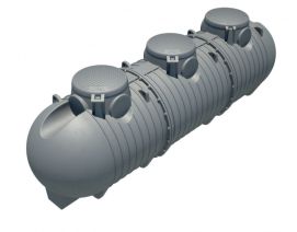 Ondergrondse opslagtank 6300 liter | 6650x1150x1329mm
