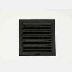 Kunststof ventilatierooster zwart gemaakt van ABS kunststof