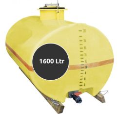 Opslagtank Horizontaal Ovaal 1600 liter (high speed)