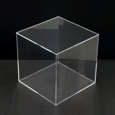 Plexiglas kubus, box of doos